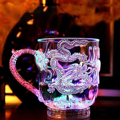 Flash Light Up Cups Glowing LED Beer Wine Whisky Liquor Crystal Glasses Tumbler by Unknown
