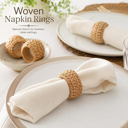 ALPHA Living HOME Napkin Rings Set of 12 - Image 2