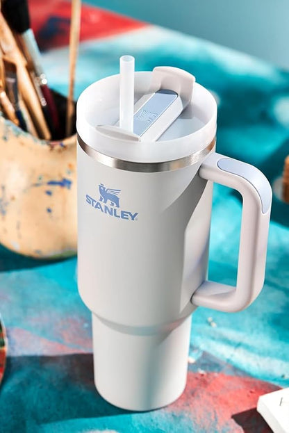 STANLEY Quencher H2.0 Flow State Tumbler, 40 oz, Fog | Handle and Straw | - Image 2