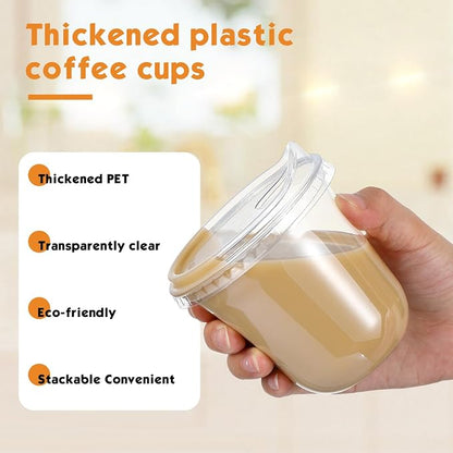 Baderke 50 Pcs Round Bottom Plastic Cups - Image 4