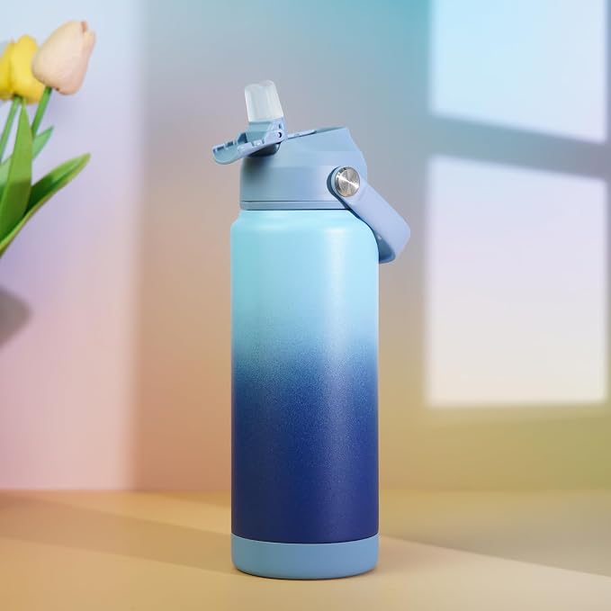 BJPKPK 32oz Insulated Water Bottle, Stainless Steel Bottle - Image 6