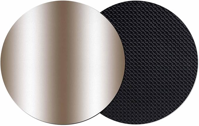 Ombre Brown Coasters Set of 2, Modern Minimalist Geometric Gradient Color by PIEPLE