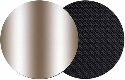 Ombre Brown Coasters Set of 2, Modern Minimalist Geometric Gradient Color by PIEPLE
