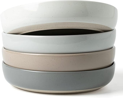 famiware Milkyway 33 oz Pasta Bowls Set of 4, Dishwasher & Microwave Safe by Famiware