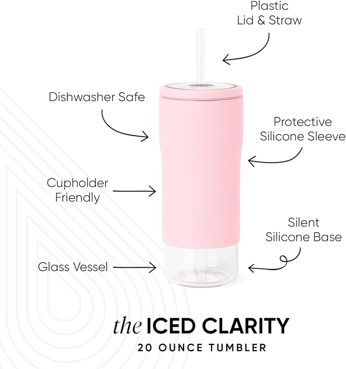 Simple Modern Glass Iced Coffee Cup - Image 2