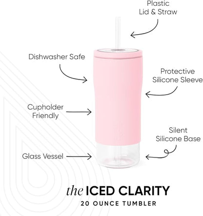 Simple Modern Glass Iced Coffee Cup - Image 2