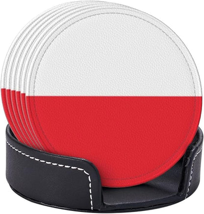 Polish Flag Coasters for Drinks - Image 8