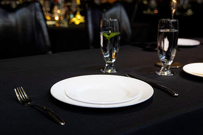 60PCS White Disposable Plastic Plates, Heavy Duty Plates - Image 5