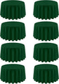 8 Pack Round Tablecloth 90 Inch Hunter Green Table Cloth for Round Tables, Washable Polyester Dark Green Table Cloth Stain and Wrinkle Resistant Decorative Table Cover for Wedding Party Dining Banquet