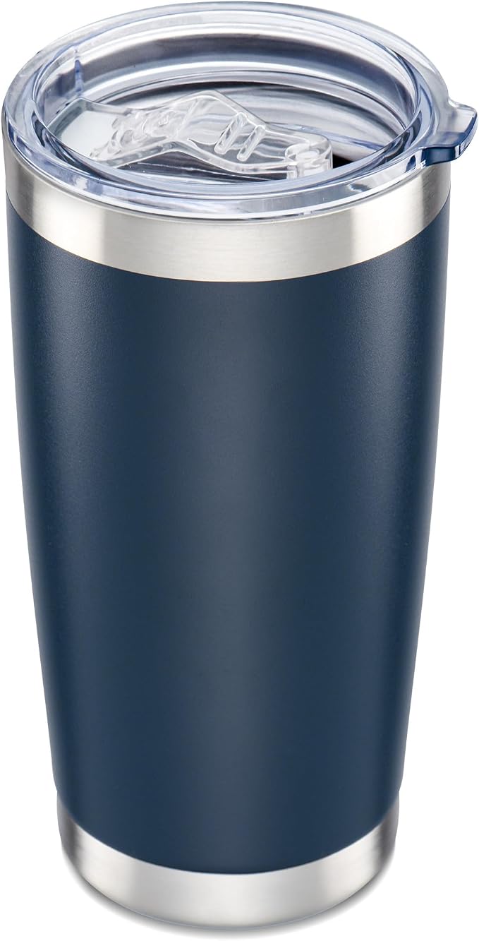 20 oz Tumbler with Lid Stainless Steel Insulated Tumblers Cups Travel Mug | by Orebigo