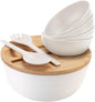 ShineMe Salad Bowl Set, 9.8inches Large Salad Bowl by ShineMe