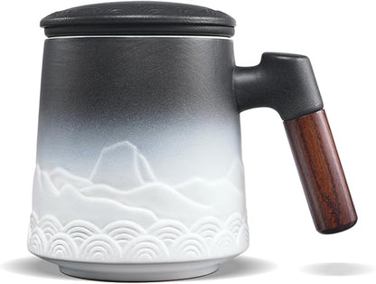 ZENS Tea Mug with Infuser and Lid by ZENSLIFESTYLE
