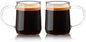 Glass Espresso Cups Set of 2, 3 oz Clear Espresso Shots Cup by Unknown