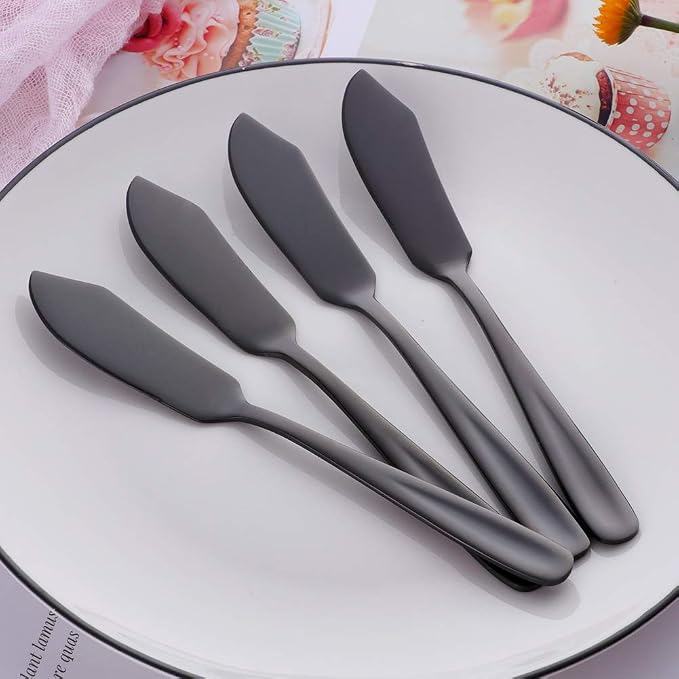 Buyer Star Cheese Butter Knife, Stainless Steel 18/10 6" Mini Desert Knives - Image 5