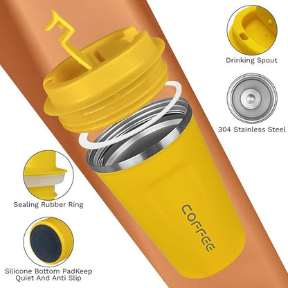 SPLMIFA Travel coffee mugs leak-proof, reusable coffee cup - Image 3