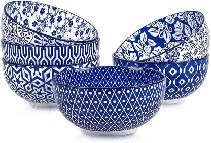 Selamica Ceramic 12 OZ Dessert Bowls Set, Ice Cream Bowls, 4.7 Inch Small Bowls by Selamica