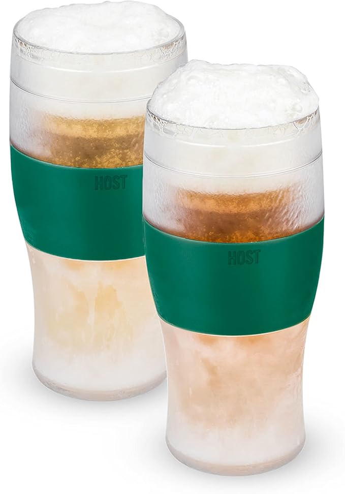 Host Freeze, Frozen Mugs, Freezable Pint Set, Beer Keep Your Drinks Cold by HOST