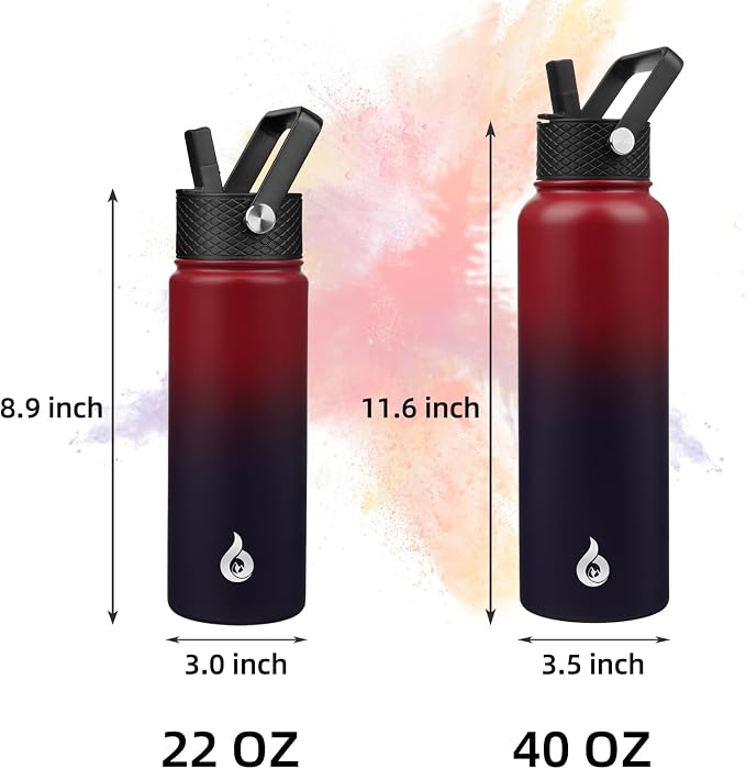 BJPKPK 40oz Insulated Water Bottle - Image 4
