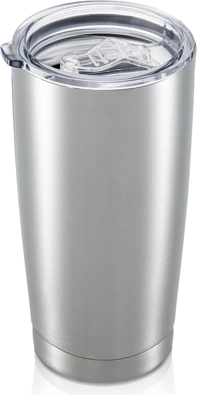 20 oz Tumbler with Lid Stainless Steel Insulated Tumblers, 1 Pack | Leak Proof by Unknown