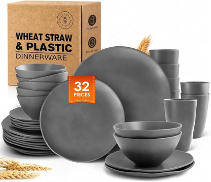 Teivio 96-Piece Plates and Bowls Sets by Teivio