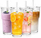 Clear Iced Coffee Cups with Lids by AiMQnLe