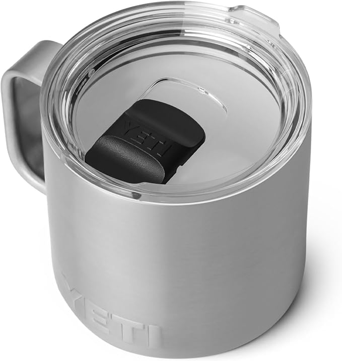 YETI Rambler 14 oz Ceramic Lined Stackable Mug, Vacuum Insulated, Stainless by YETI