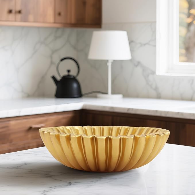 Large Modern Decorative Ruffle Bowl - Image 6