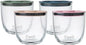 S'well 16oz Glass Prep Bowl Set of 4 For Easy Meal Prep, Vintage Pastels, Made From Durable Tempered Glass