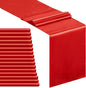 Red Table Runners 16 Pack 12x108 inch Silk Satin Smooth Fabric | Satin Table by B-COOL