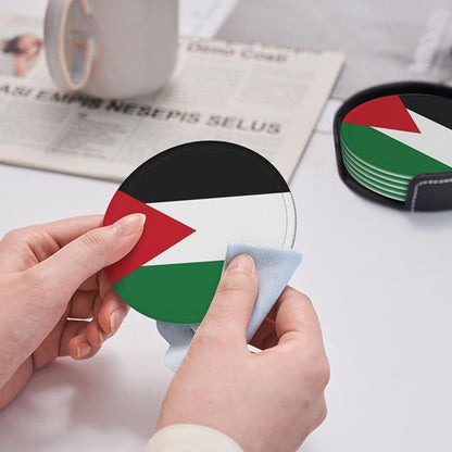 Palestinian Flag Coasters for Drinks - Image 5