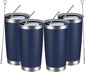 MEWAY 20oz Tumbler 4 Pack Double Wall Vacuum Insulated Travel Mug Bulk by MEWAY