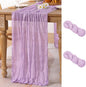 2 Pack Lilac Purple Cheesecloth Table Runner 10ft Boho Table Decor | by MLMC