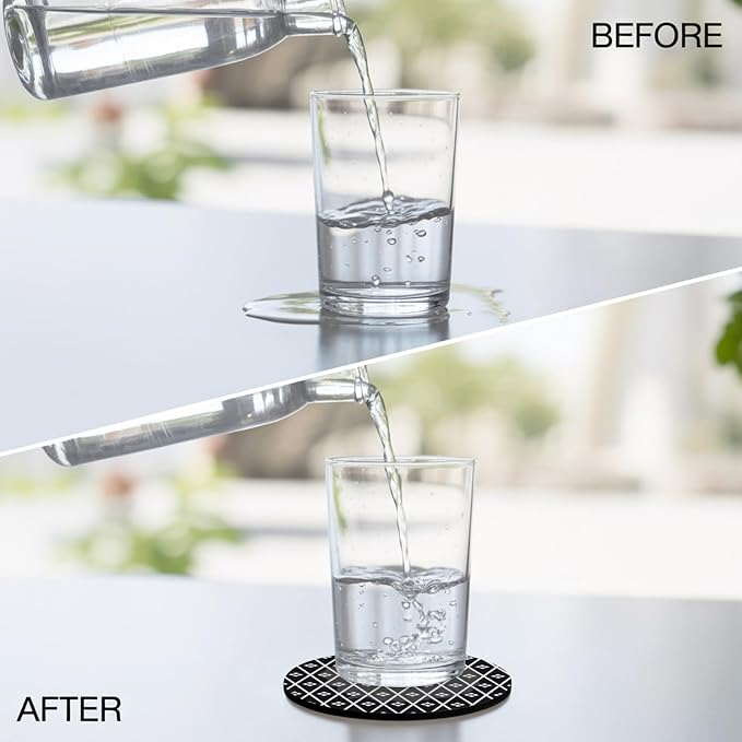 Minimalist Art Coasters Set of 6, Absorbent Coasters - Image 5