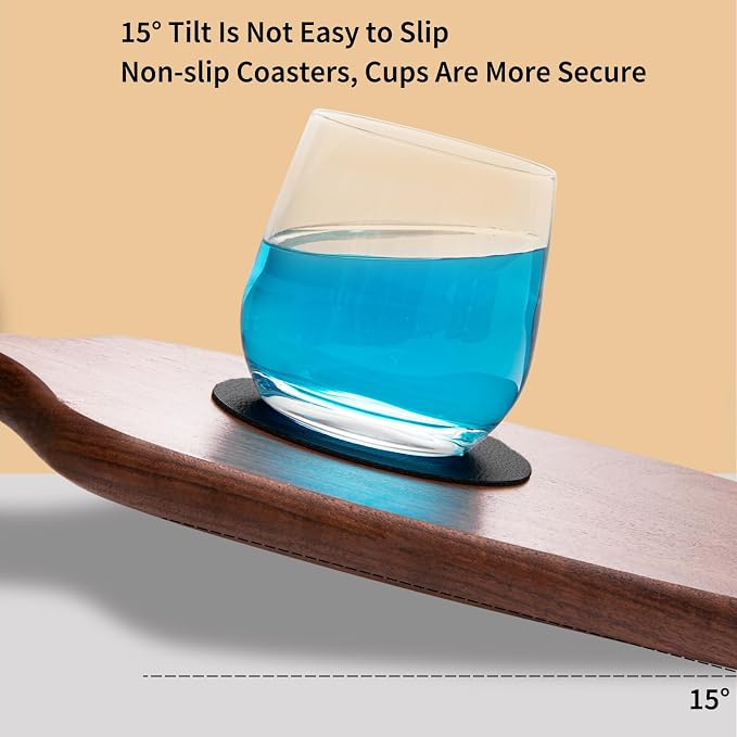 Faux Leather Drink Coasters - Image 3