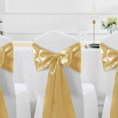 Manyshofu Yellow Gold Satin Table Runner 12x108 - Image 6