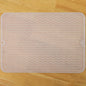 Silicone Dish Drying Mat for Multiple Usage,Easy clean,Eco-friendly,Heat-resistant Silicone Mat for Kitchen Counter or Sink,Refrigerator or drawer liner Translucent L 16 inches x 12 inches
