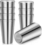 Zopeal 8 Pcs Stainless Steel Cups 16 Oz, Double Wall Vacuum Pint Cup Tumbler by Zopeal