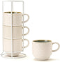 JIEMEI HOME Large Ceramic Coffee Mug Set of 4 by JHJIEMEIHOME