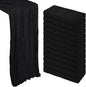 12 Pack Black Table Runner Cheesecloth 10Ft Gauze Cheese Cloth Table Runner by Heneger
