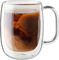 Zwilling Sorrento Plus 2-Pc Double Wall Insulated Glass Coffee Mug Set | by Zwilling