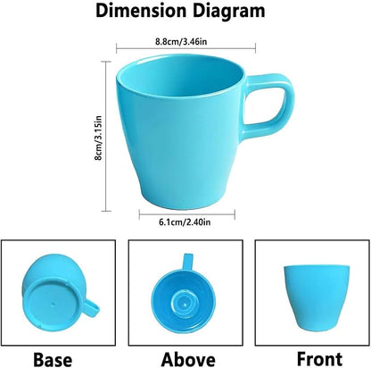 10 oz Coffee Cups Eco-Friendly, Shatter-Resistant Mug - Image 2