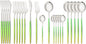 JASHII Flatware Set 24 Piece, Stainless Steel Silverware Set, Macaron Small by JASHII