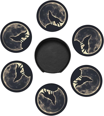 6 Pcs Leather Coasters for Drinks - Image 4
