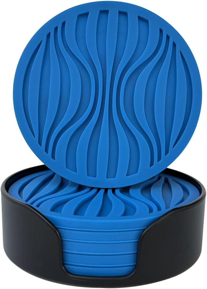 Silicone Coaster Set of 6 Pieces by Unknown