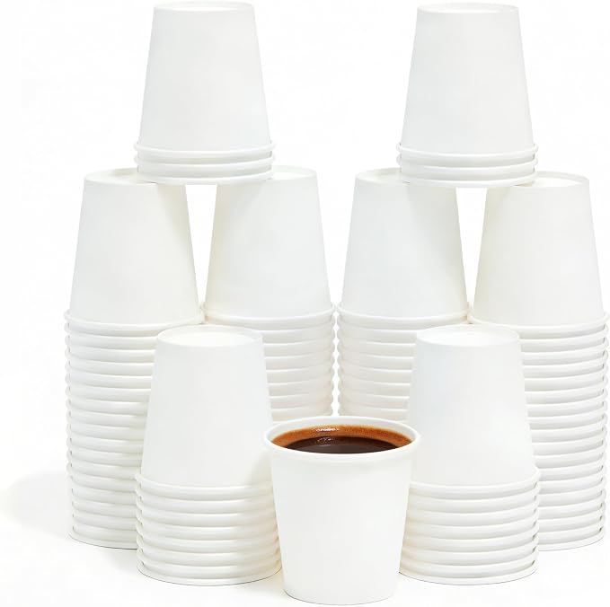 Espresso to Go Cups, Disposable Paper Cups, Travel Cups, 4oz Paper Cups by Unknown