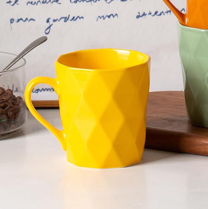 11 Ounce Porcelain Mugs, Tea and Cocoa Mug Set - Image 3
