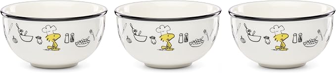 Lenox 897684 Chef Snoopy Mini Bowls by Lenox