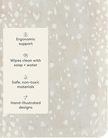 House of Noa Nama Standing Mat – Anti-Fatigue Cushioned Kitchen Mats for Floor | Ergonomic Bounce-Back Foam Kitchen Mats | Anti-Fatigue Mats for Kitchen & Standing | Fawn Shea | 22"x54"