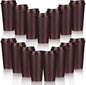 Domensi 15 Pack Reusable Plastic Coffee Cups by Domensi