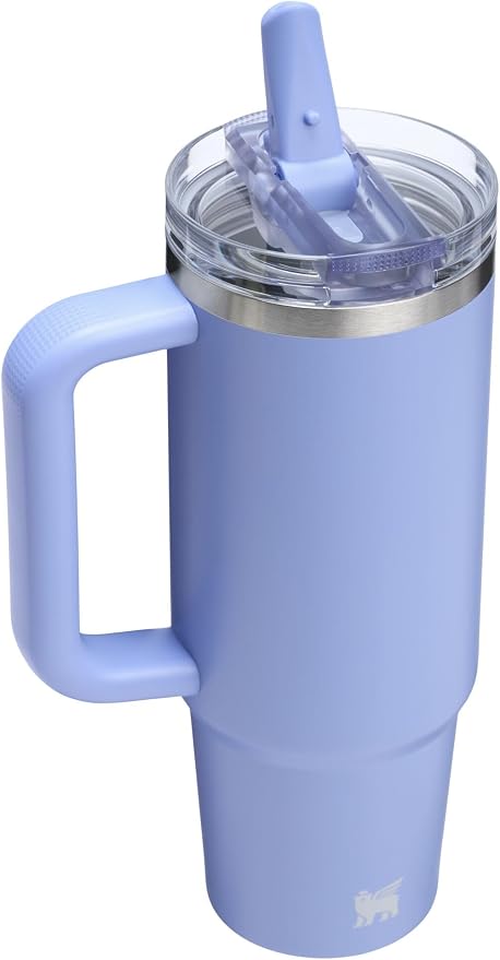 STANLEY Quencher ProTour Flipstraw Tumbler, 30 oz, Hydrangea | Built-In Straw & - Image 3